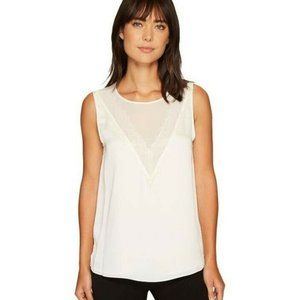 Vince Camuto NWT Lace Trim Top size S